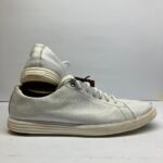 Cole Haan Men's Grand Crosscourt II White Leather Sneakers