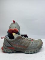 La Sportiva Bushido Men's Trail Running Sneakers Gray/Coral - Image 2