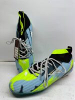Nivia Dominator Pro High-Ankle Football Boots (Sky Blue/Neon Yellow) - Image 3