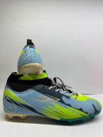 Nivia Dominator Pro High-Ankle Football Boots (Sky Blue/Neon Yellow) - Image 4