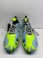 Nivia Dominator Pro High-Ankle Football Boots (Sky Blue/Neon Yellow) - Image 2