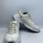 Nike White Leather Training Shoes