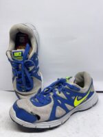 Nike Revolution Running Shoes – Grey/Blue Volt - Image 5