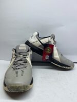 Nike Air Grey & White Basketball Shoes