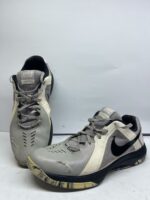 Nike Air Grey & White Basketball Shoes - Image 5