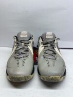 Nike Air Grey & White Basketball Shoes - Image 2