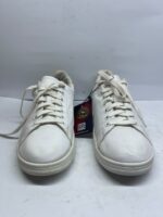 Premium White Leather Casual Sneakers - Image 4