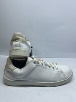 Premium White Leather Casual Sneakers - Image 5