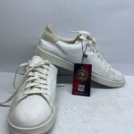 Premium White Leather Casual Sneakers