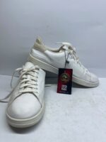 Premium White Leather Casual Sneakers