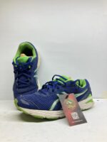 Asics Mesh Running Shoes Blue/Green - Image 3