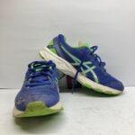 Asics Mesh Running Shoes Blue/Green