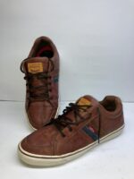 Levi's Brown Leather Casual Sneakers - Image 3