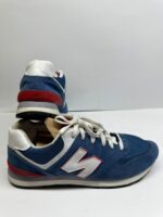 Retro Blue Heritage Sneakers - Image 4