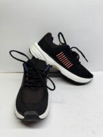 SpeedX Knit Running Sneakers – Black Pink