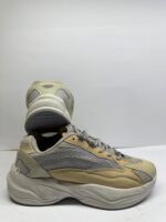 Premium Chunky Lifestyle Sneakers – Beige/Grey - Image 4