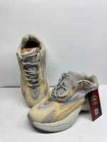 Premium Chunky Lifestyle Sneakers – Beige/Grey - Image 5