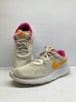 Nike Beige Running Shoes – Yellow Swoosh | Lightweight Sneakers - Image 5