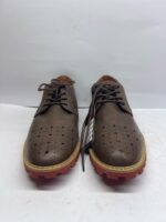 Brown Casual Oxford Shoes – Rugged Lace-Up Dress Shoes - Image 2