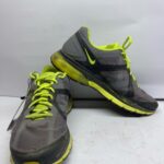 Hi-Tec Grey & Neon Yellow Running Shoes – Lightweight Sports Trainers