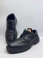 Men's Black Leather Lace-Up Work & Formal Shoes - Image 2