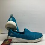 Slip-On Walking Shoes – Blue Breathable Mesh Casual Comfort Sneakers